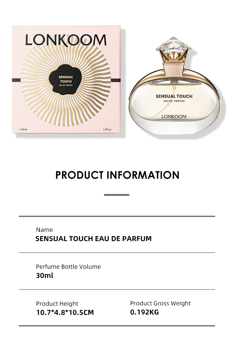 Sensual Touch Parfum 30ML – Fragancia cítrica aromática femenina, ideal para uso diario. Duradera, perfecta para citas y fiestas, ofreciendo frescura y sensualidad.