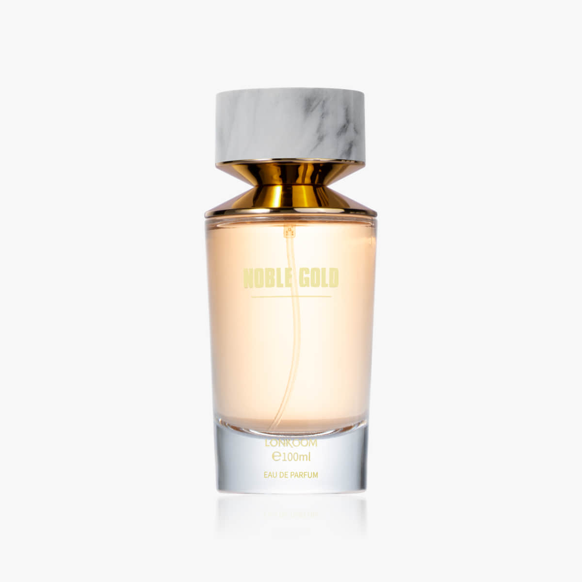 Noble LONKOOM Noble Perfume 100ML (Oro) El regalo perfecto para Navidad, fragancia oriental y floral, femenina, duración de hasta 24 horas, ideal para atraer al sexo opuesto, citas y reuniones.