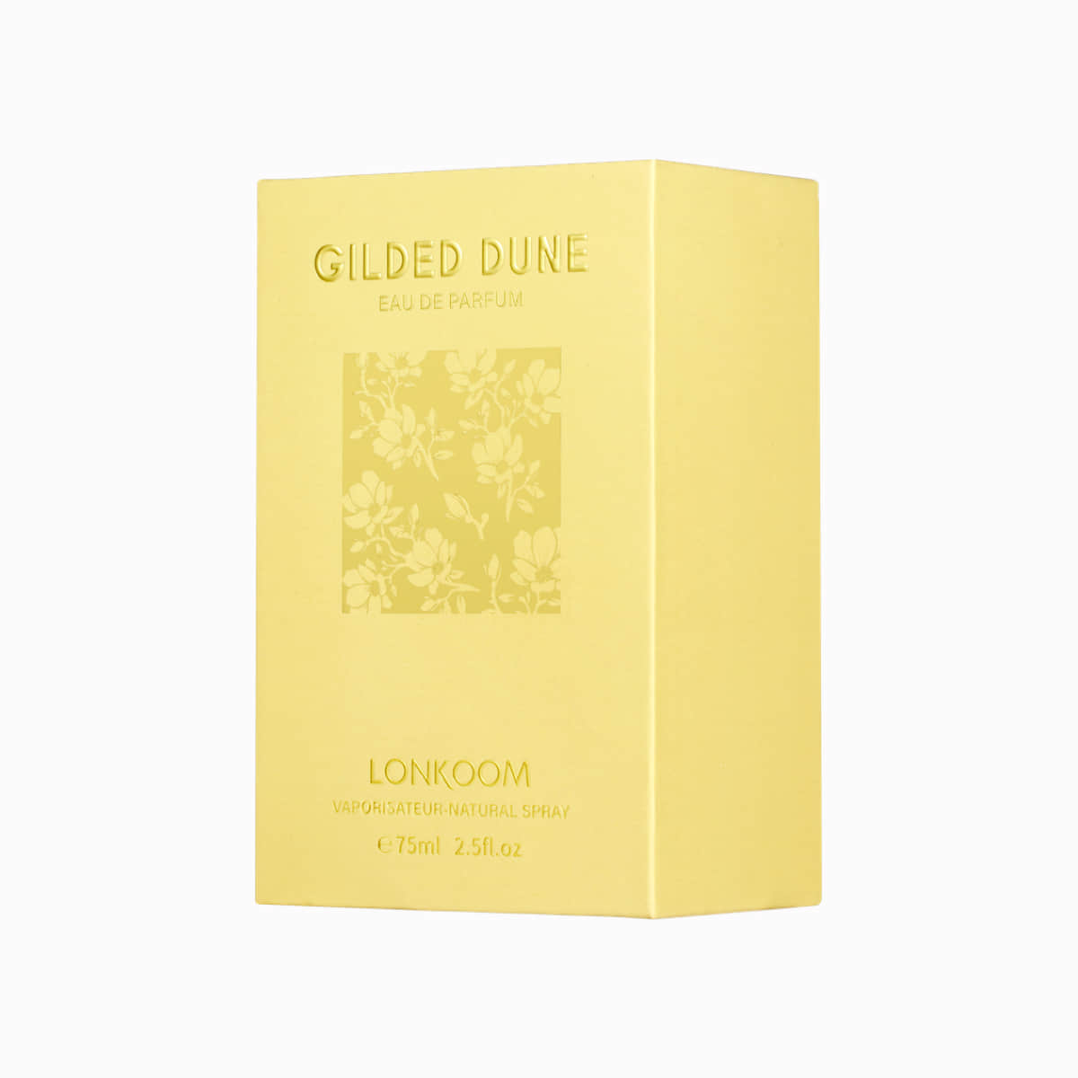 Gilded Dune 75ml Notas frutales florales, fragancia femenina, regalo de perfume, durabilidad, ideal para citas y reuniones