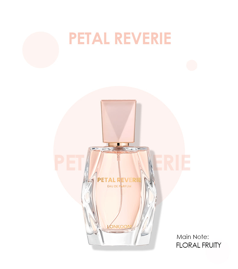 Petal Reverie Perfume 100ML – Fragancia floral y afrutada, unisex, ideal como regalo. Duradera, perfecta para citas y fiestas, proporcionando frescura y sofisticación.