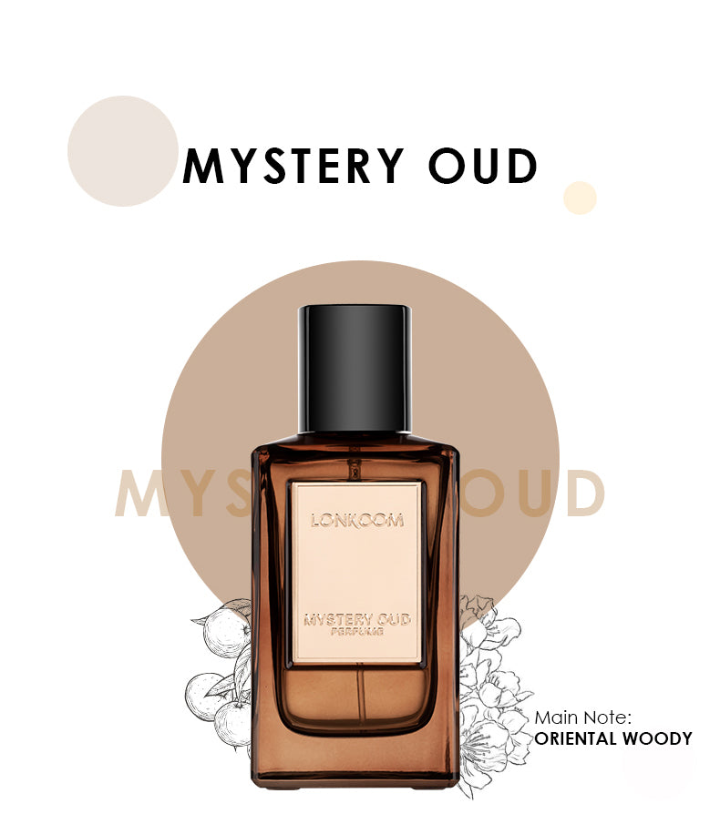 MYSTERY OUD PERFUME Notas amaderadas orientales, fragancia masculina, atractivo, durabilidad, ideal para citas y reuniones