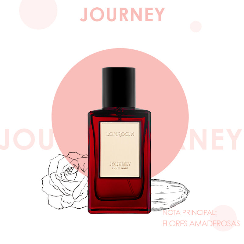 Journey 100ml Notas florales orientales, fragancia femenina, atractivo, durabilidad, ideal para citas y reuniones