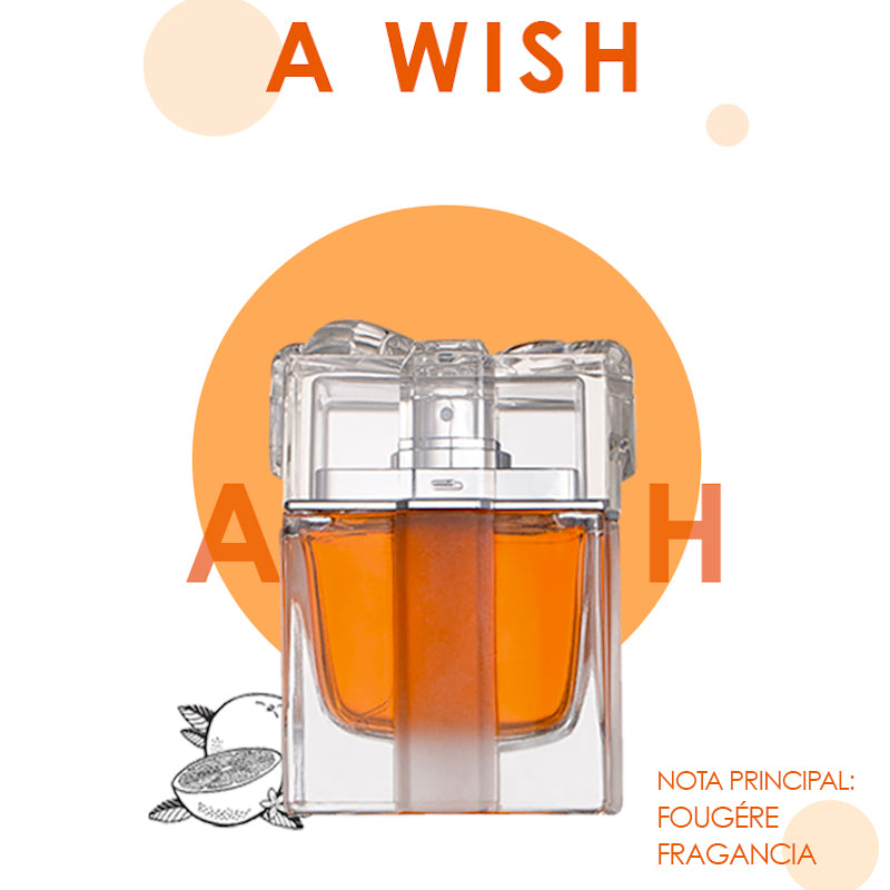 Perfume A Wish Rosa 100ml  Frutal Floral, Fragancia Femenina, Atractivo para el Sexo Opuesto, Durabilidad, Ideal para Citas y Reuniones