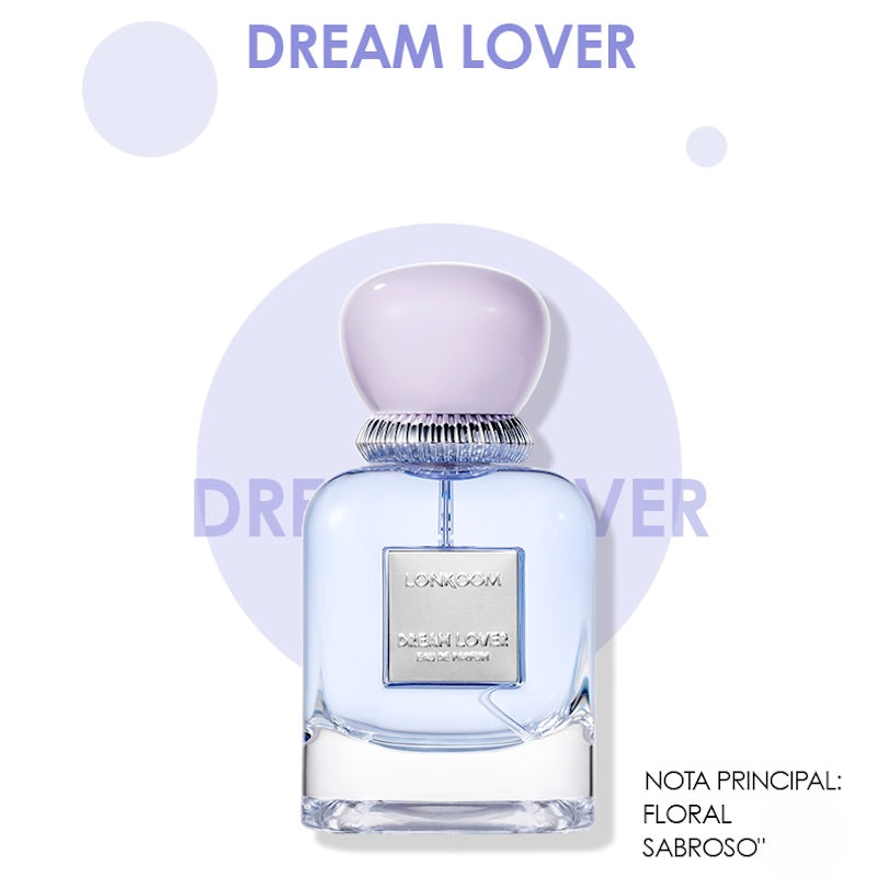 Dream Lover 75ml Notas frutales florales, fragancia femenina, opción diaria, durabilidad, ideal para citas y reuniones