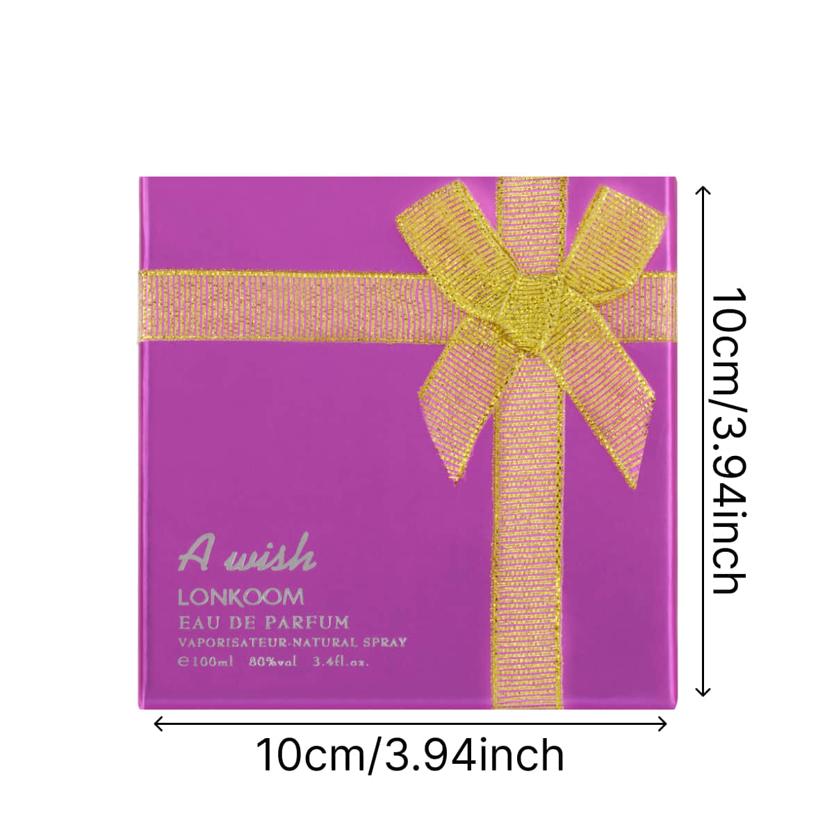 Perfume A Wish Rosa 100ml  Frutal Floral, Fragancia Femenina, Atractivo para el Sexo Opuesto, Durabilidad, Ideal para Citas y Reuniones