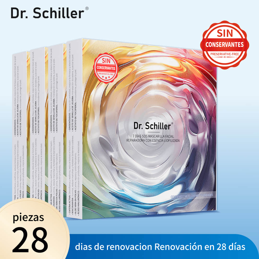 Dr. Schiller 7 DÍAS SOS Mascarilla Facial Reparadora con Esencia Liofilizada