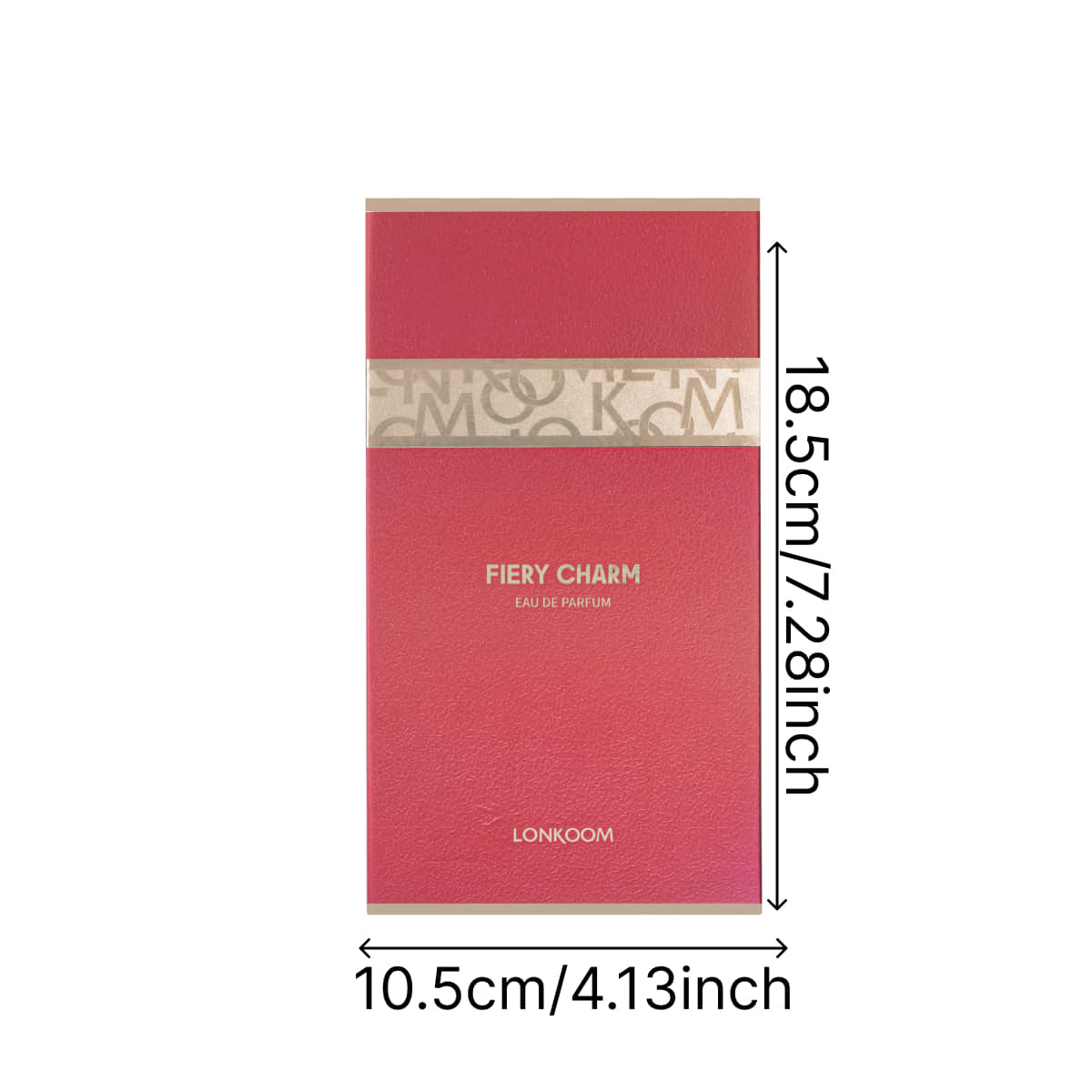 Fiery Charm 50ml Notas frutales florales, fragancia femenina, atractivo, durabilidad, ideal para citas y reuniones